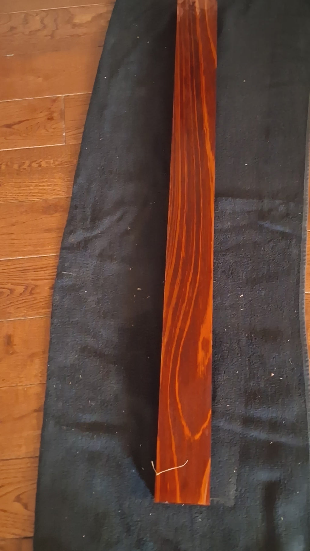 Premium Red Mahogany – Highly Figured Long Blank – 29½" × 2⅜" × 1¼" – Unique Piece