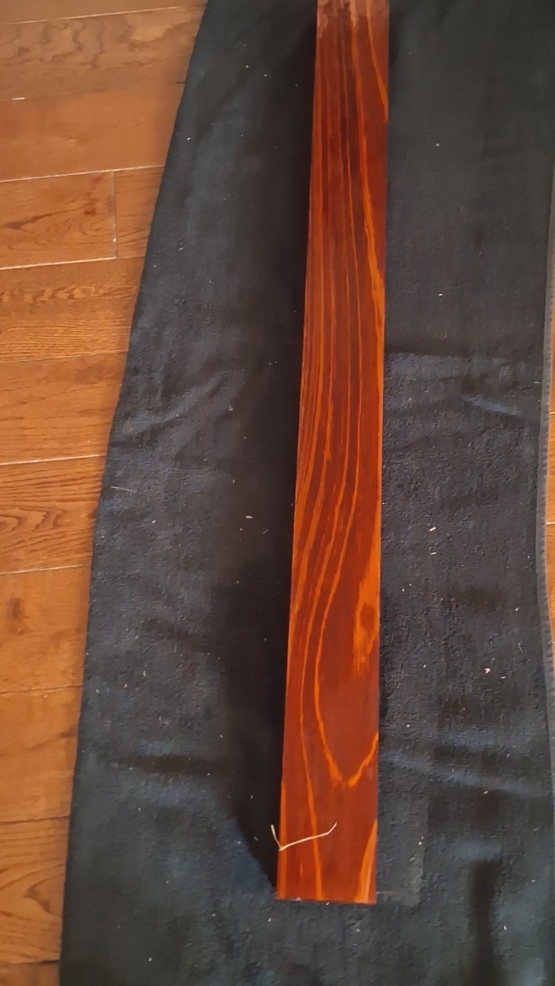 Premium Red Mahogany – Highly Figured Long Blank – 29½" × 2⅜" × 1¼" – Unique Piece