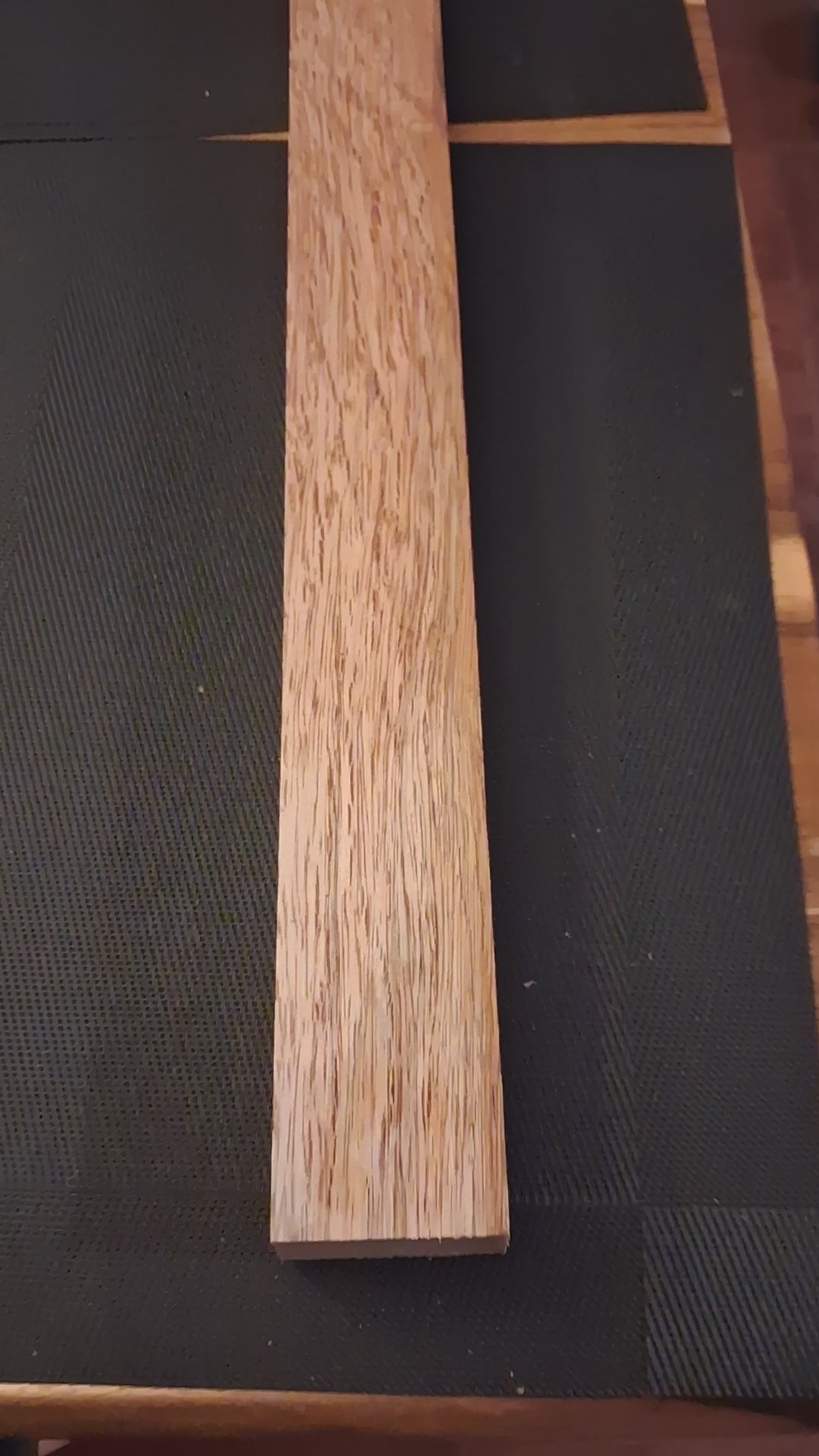 Red Palm Wood Premium Turning Blank – 29" × 2¼" × 1¼" – Exceptional Fiber Pattern – Unique Piece