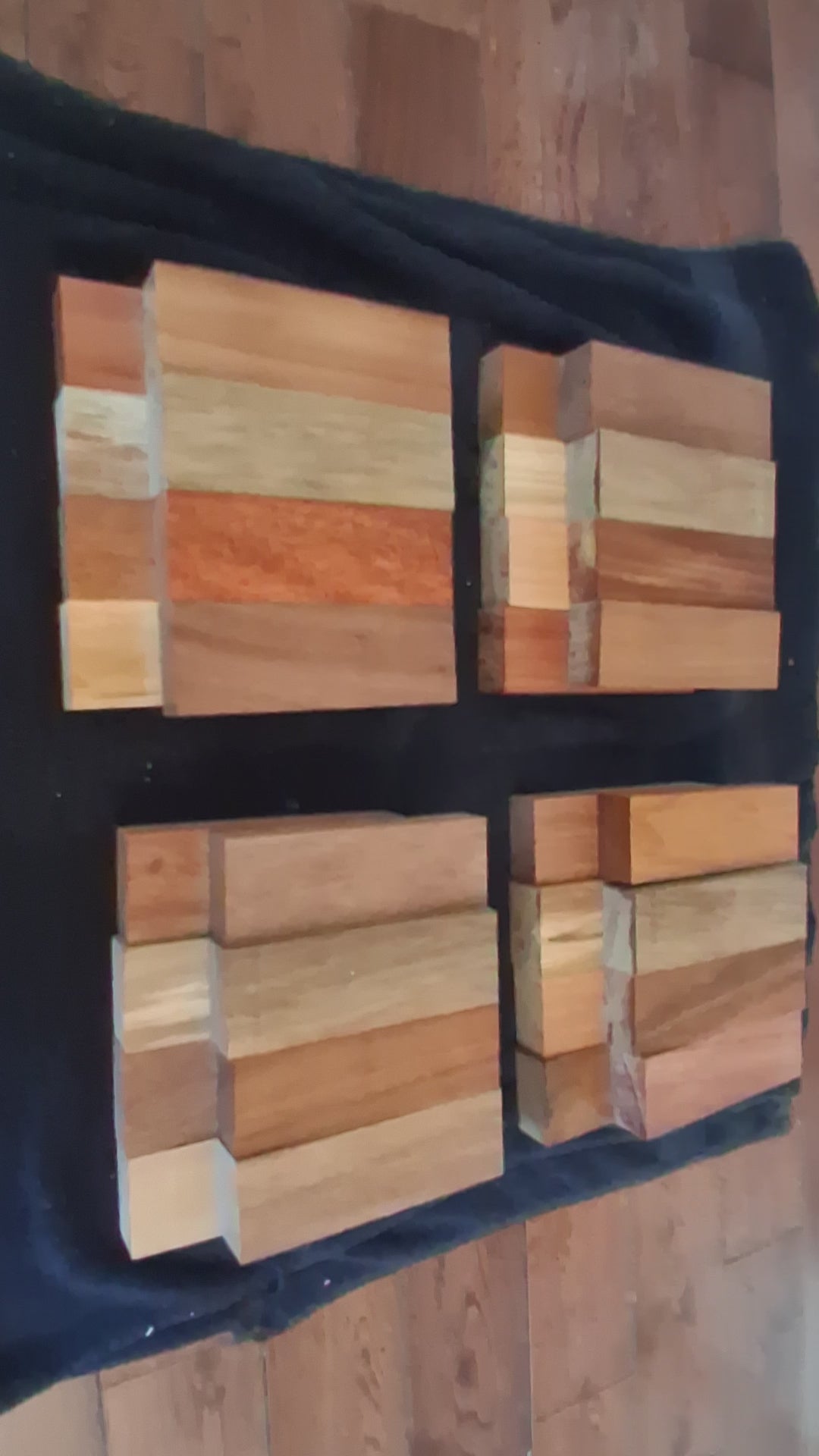 Exotic Wood Blanks – Variety Pack – 8 Blocks 2"×1"×6"