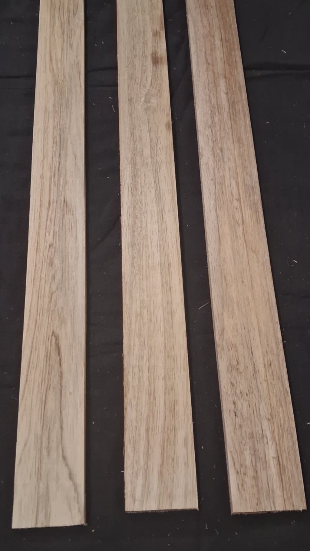 Lot #2 – 3 Blue Exotic Hardwood Long Boards – Exact Pieces Shown