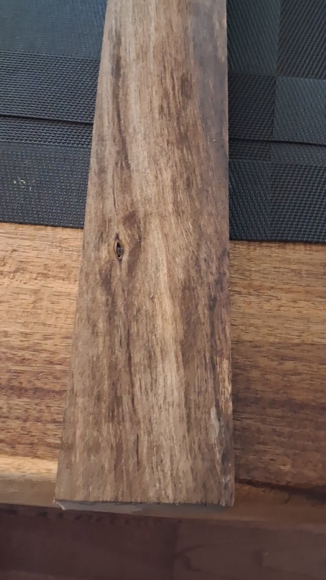 Premium Exotic Hardwood Blank – Rare Olive-Bronze Coloration – 33" × 2½" × 1¼" – Unique Piece