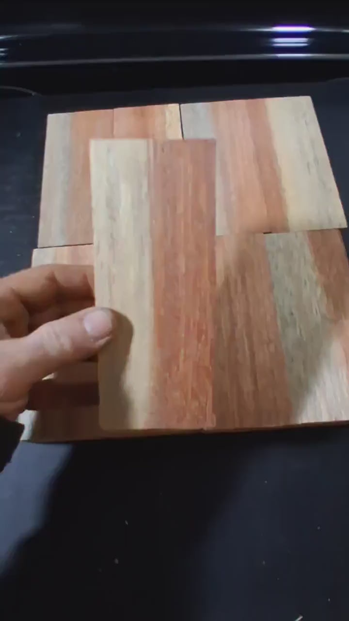 Kempas Wood Turning Blank – Exotic Hardwood 2.85×6.35×15cm – product video