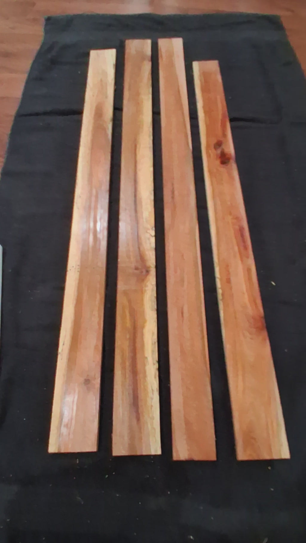 Lot #5 – 4 Dense Spalted Rosewood Boards – Rare Selection – Exact Pieces