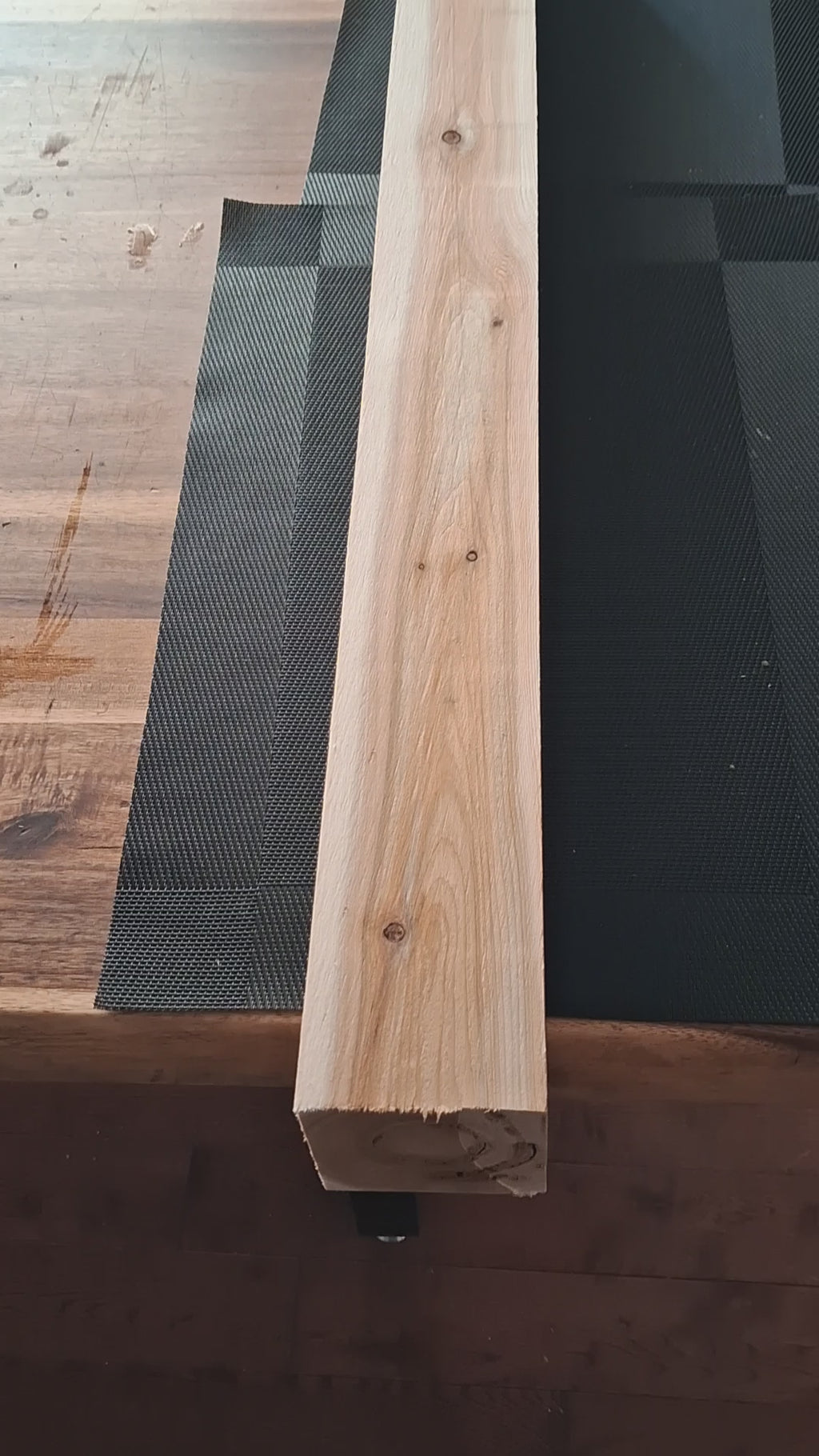 Premium Cedar Timber – Large Solid Craft Block – 37" × 2 3/4" × 2 3/4"