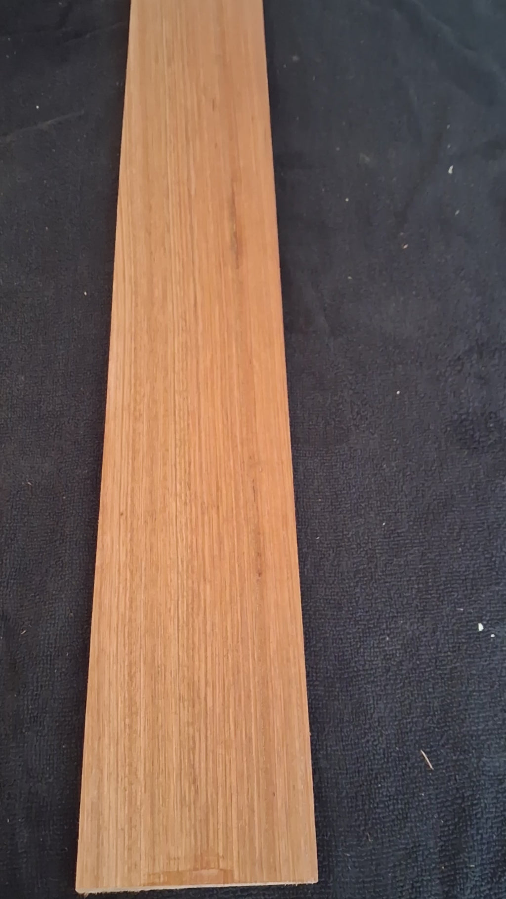 Lot #22 – Ribbon-Grain Exotic Hardwood Board – Exact Piece Shown