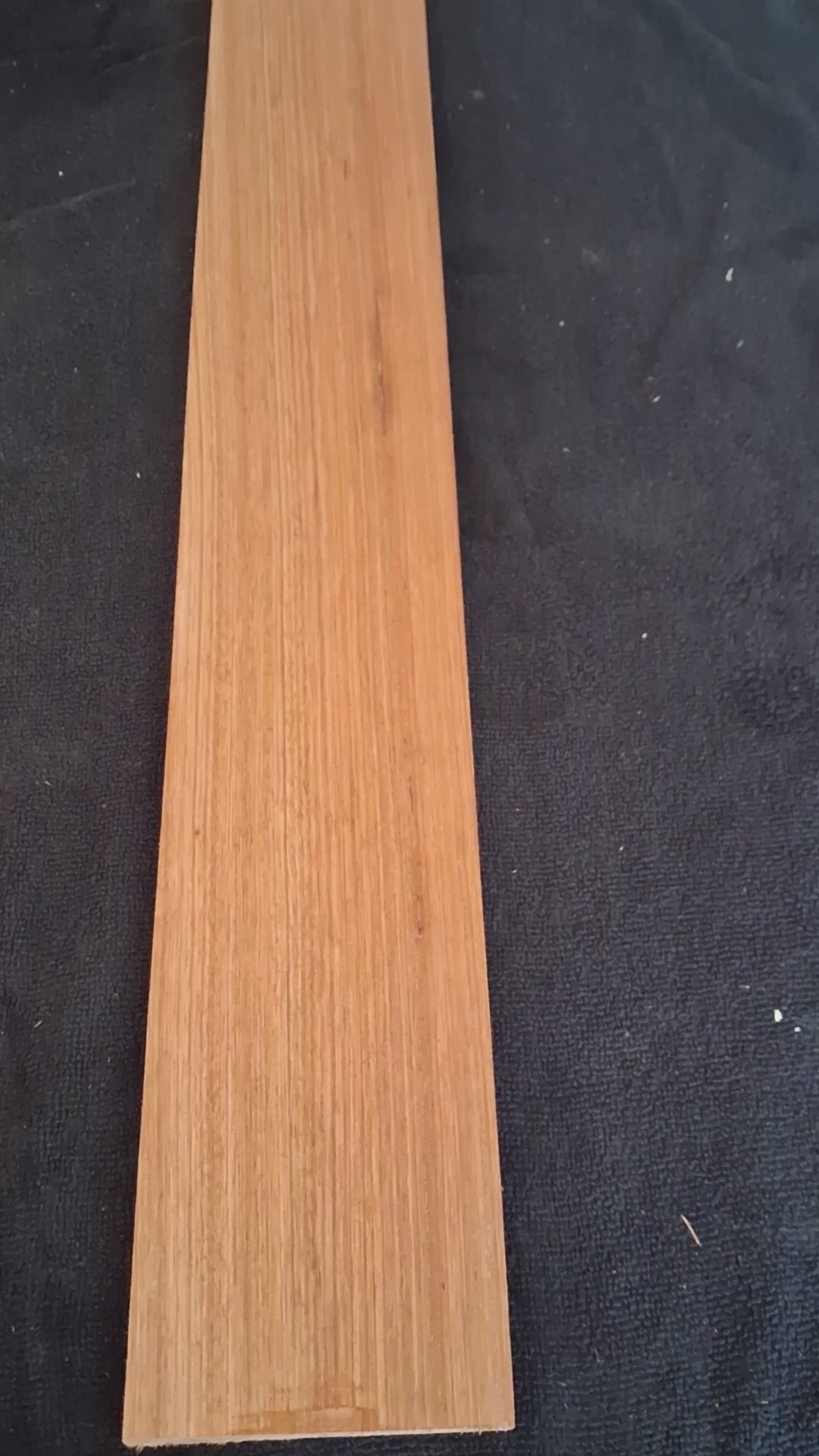 Lot #22 – Ribbon-Grain Exotic Hardwood Board – Exact Piece Shown