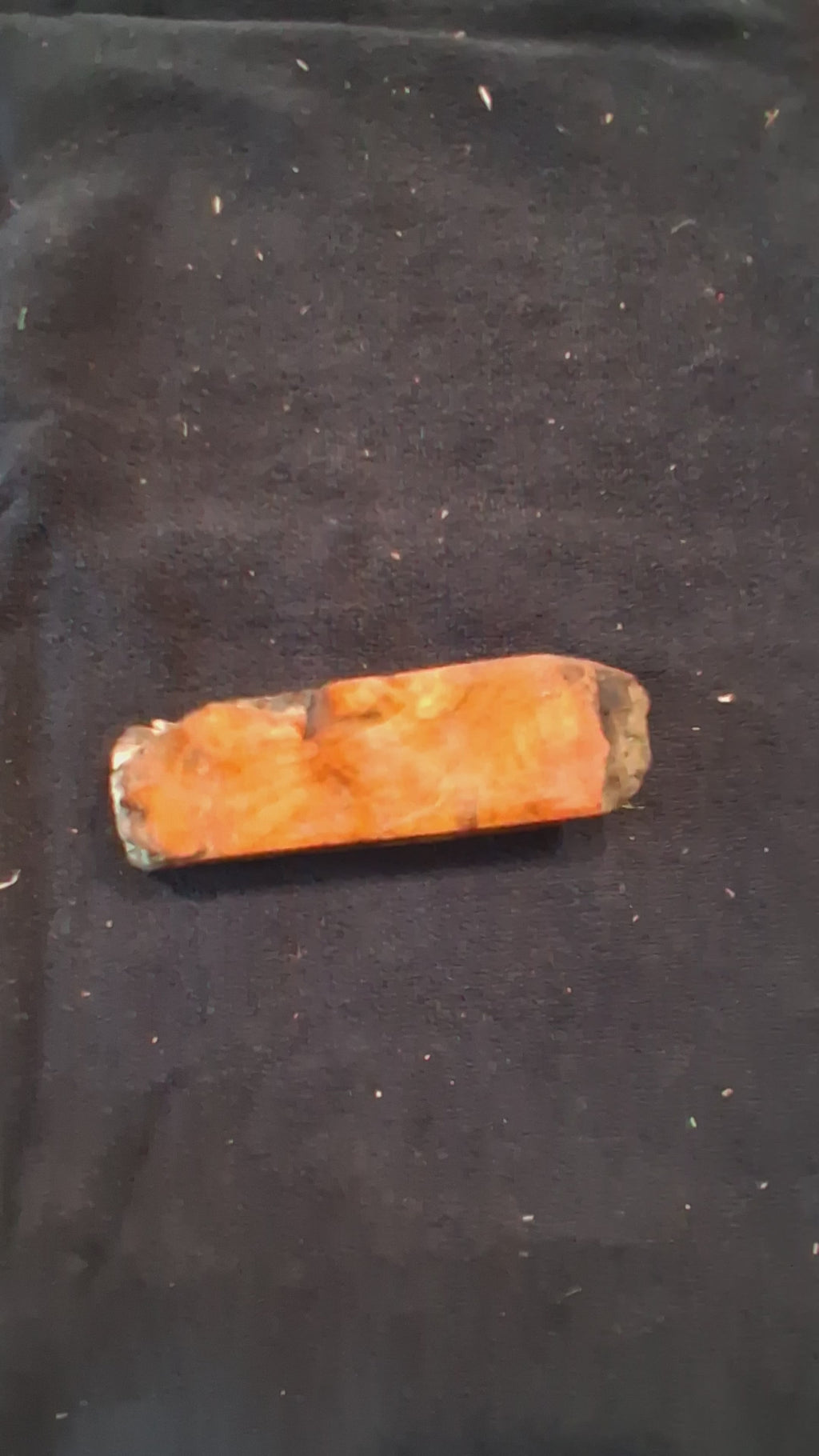Video showing both faces and irregular edges of the 6½-inch maple burl piece
