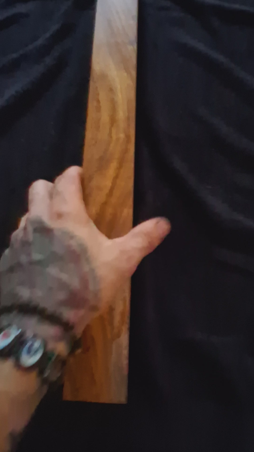 Rare Figured Exotic Wood Blank – Light Wenge-Type Grain – One of a Kind – product video
