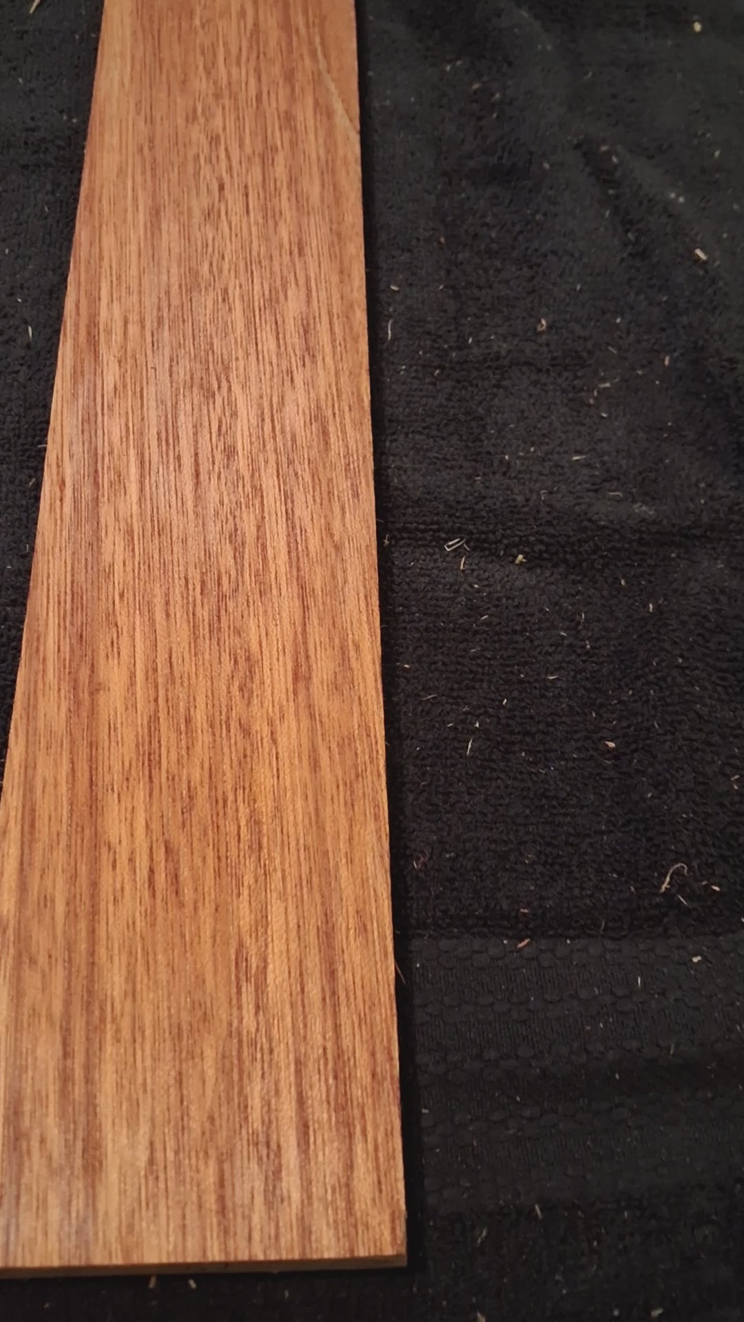 Lot #15 – Warm Reddish Exotic Hardwood Board – Exact Piece Shown