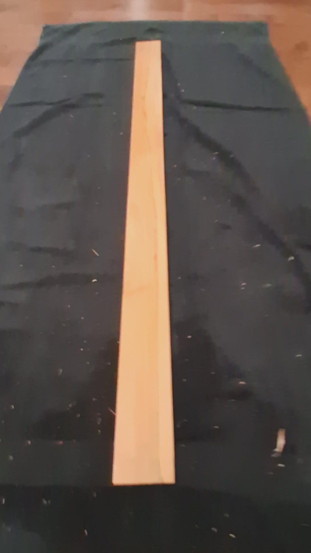Lot #14 – Snakewood Long Board – Flowing Dark Grain – Exact Piece