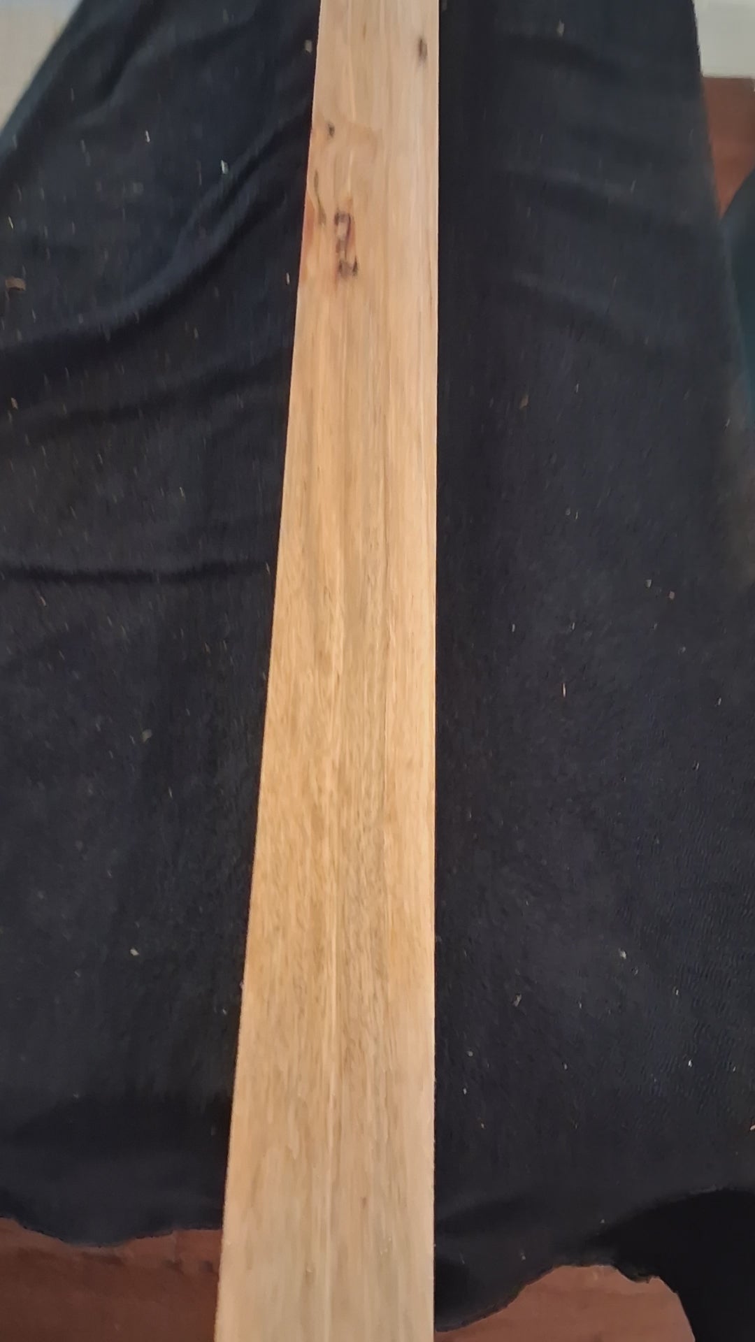 Exotica Woods Signature – Honey Rose Chatoyant Hardwood Board – 35½" × 2¼" × 1¹⁄₁₆" – Unique Piece