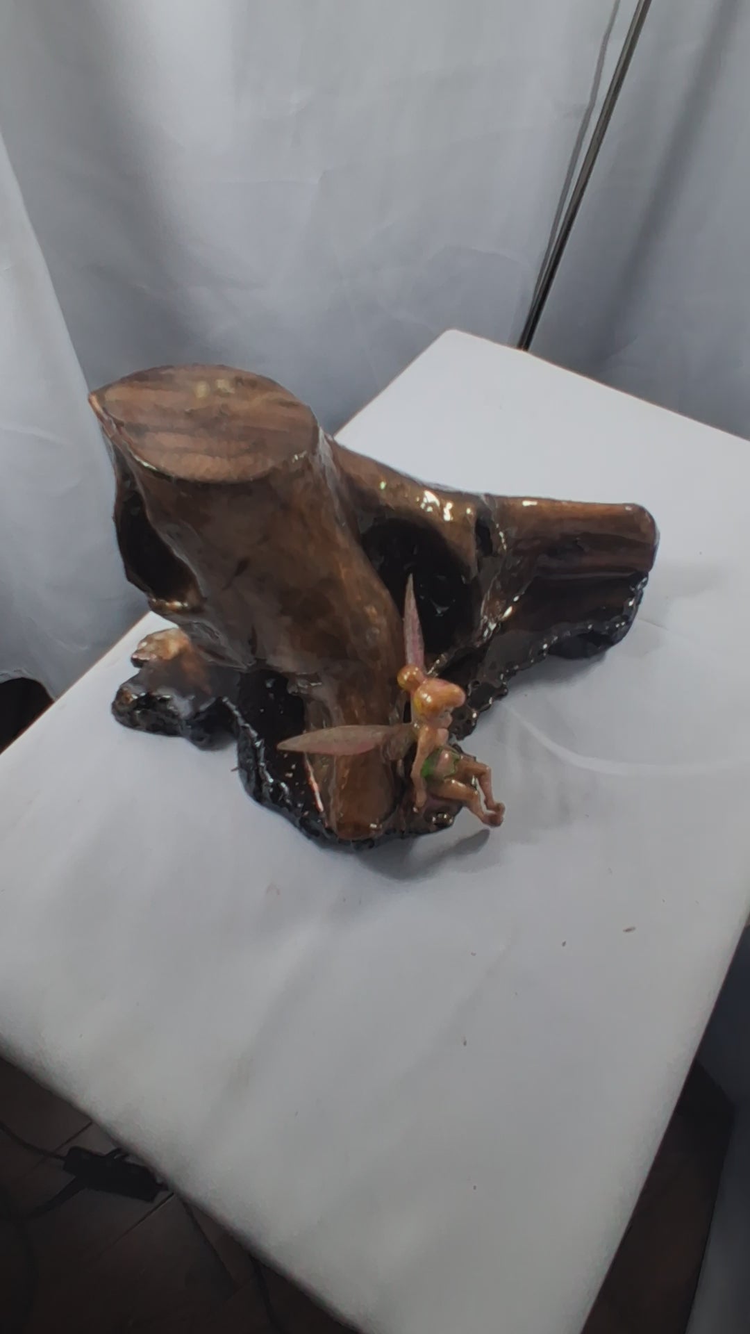 Enchanted Fairy – One-of-a-Kind Reclaimed Wood & Epoxy Sculpture