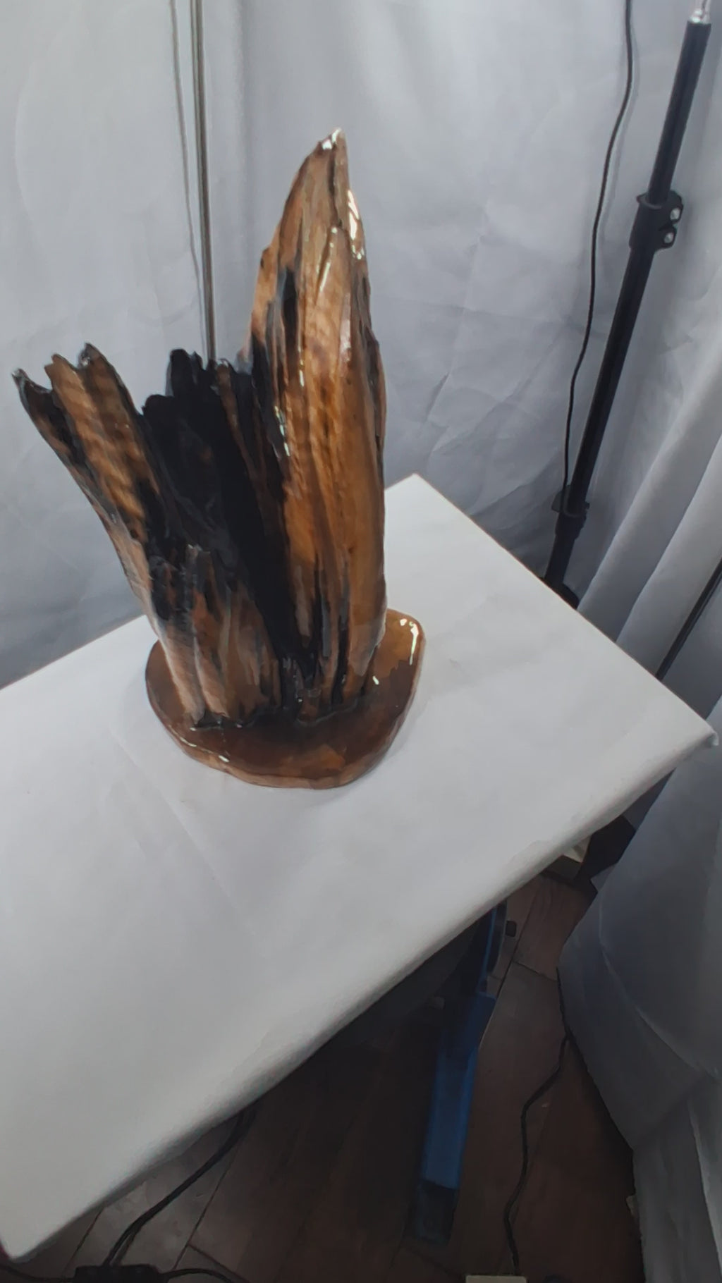 Natural Form II – One-of-a-Kind Wood & Epoxy Sculpture