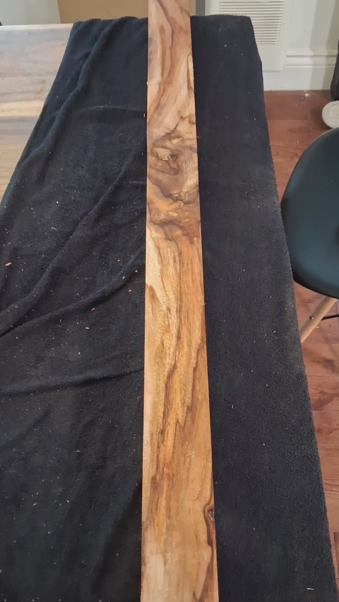 Exotica Woods Top Signature – Premium Eucalyptus Hardwood Board – 35⅞" × 1¹³⁄₁₆" × 1¹³⁄₁₆" – Unique Piece