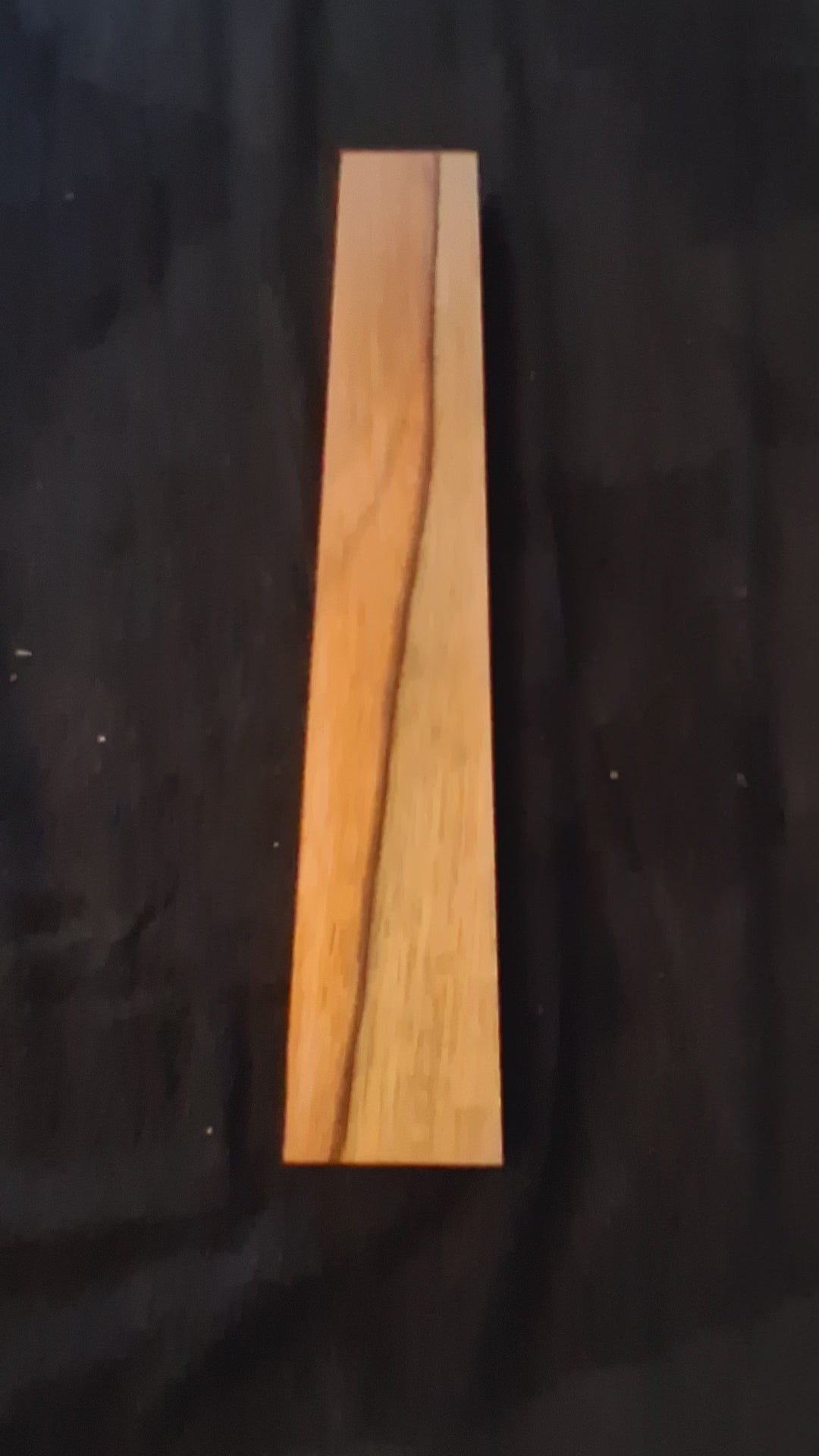 Long Lignum Vitae-Type Exotic Hardwood Blank – Dense Honey-Gold – 15"×2⅜"×1¼" – product video
