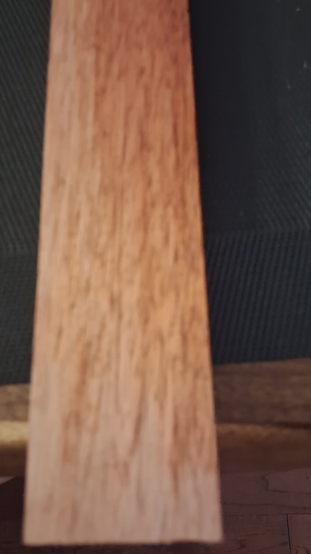 Premium Pink Shimmer Exotic Hardwood Blank – 37⅞" × 2" × 1" – Chatoyant – Unique Piece
