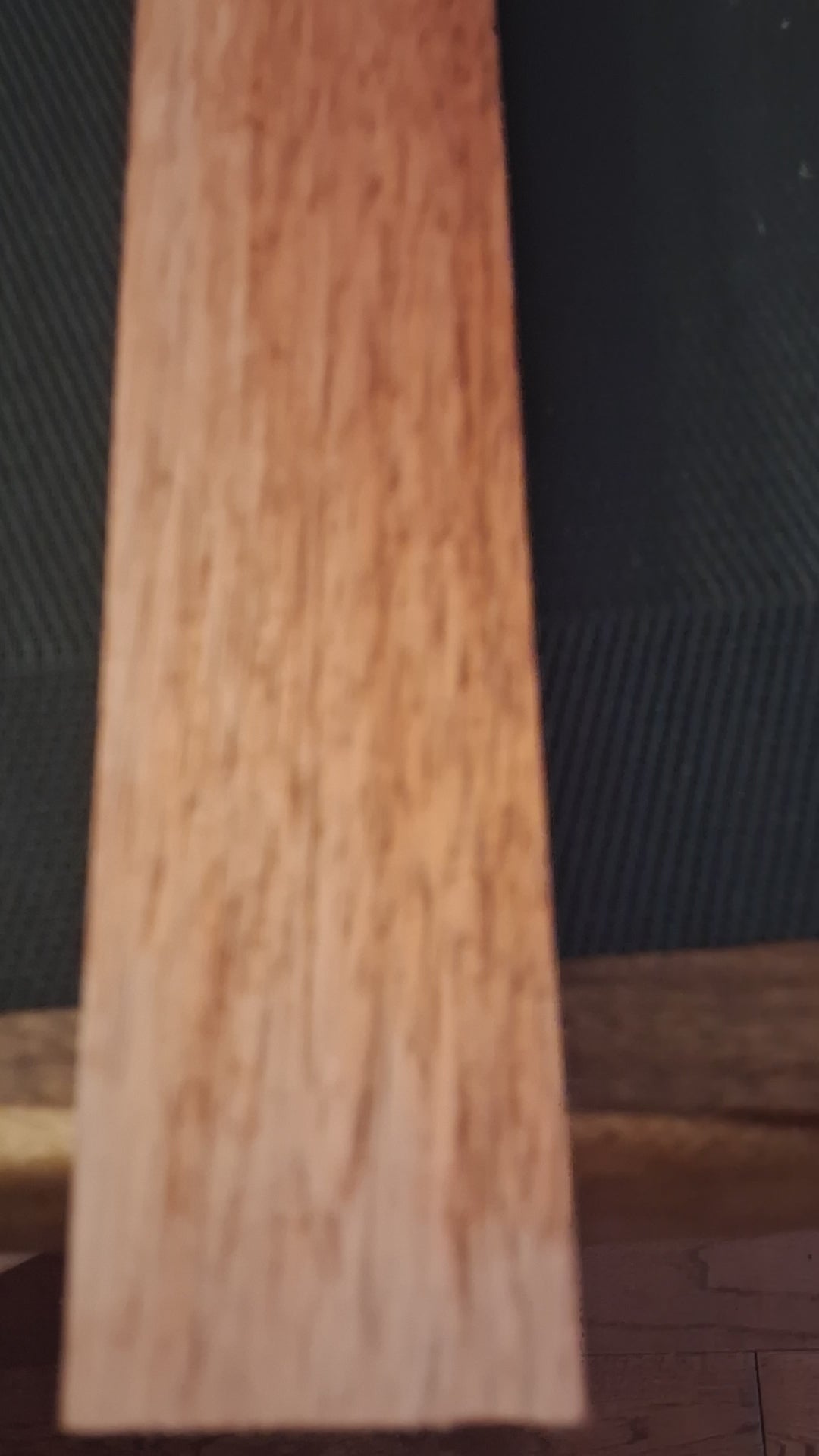 Premium Pink Shimmer Exotic Hardwood Blank – 37⅞" × 2" × 1" – Chatoyant – Unique Piece