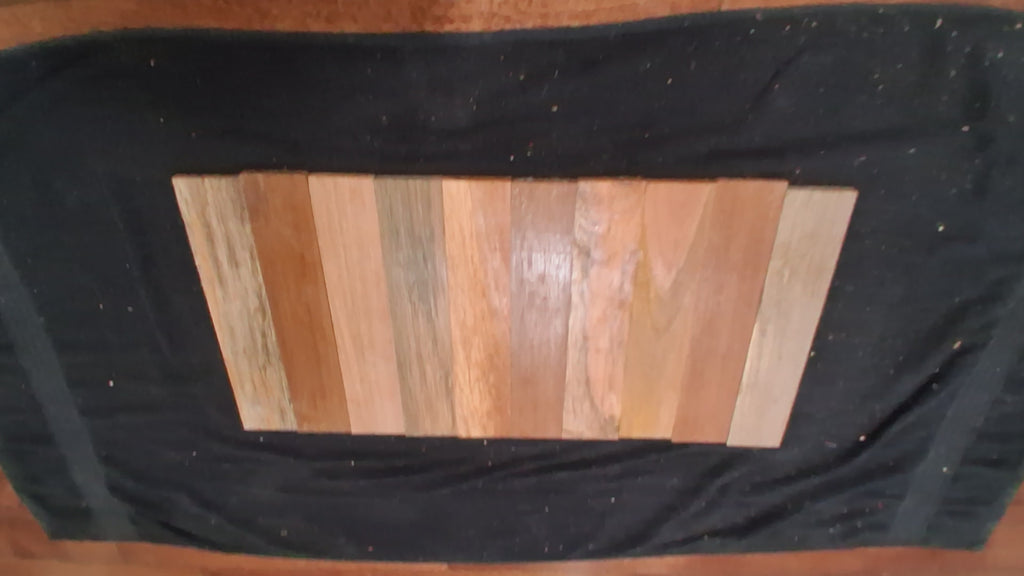 Premium Exotic Hardwood Board Pack – 10 Boards – 12" × 2¼" × 5/16" Min. – Lot C