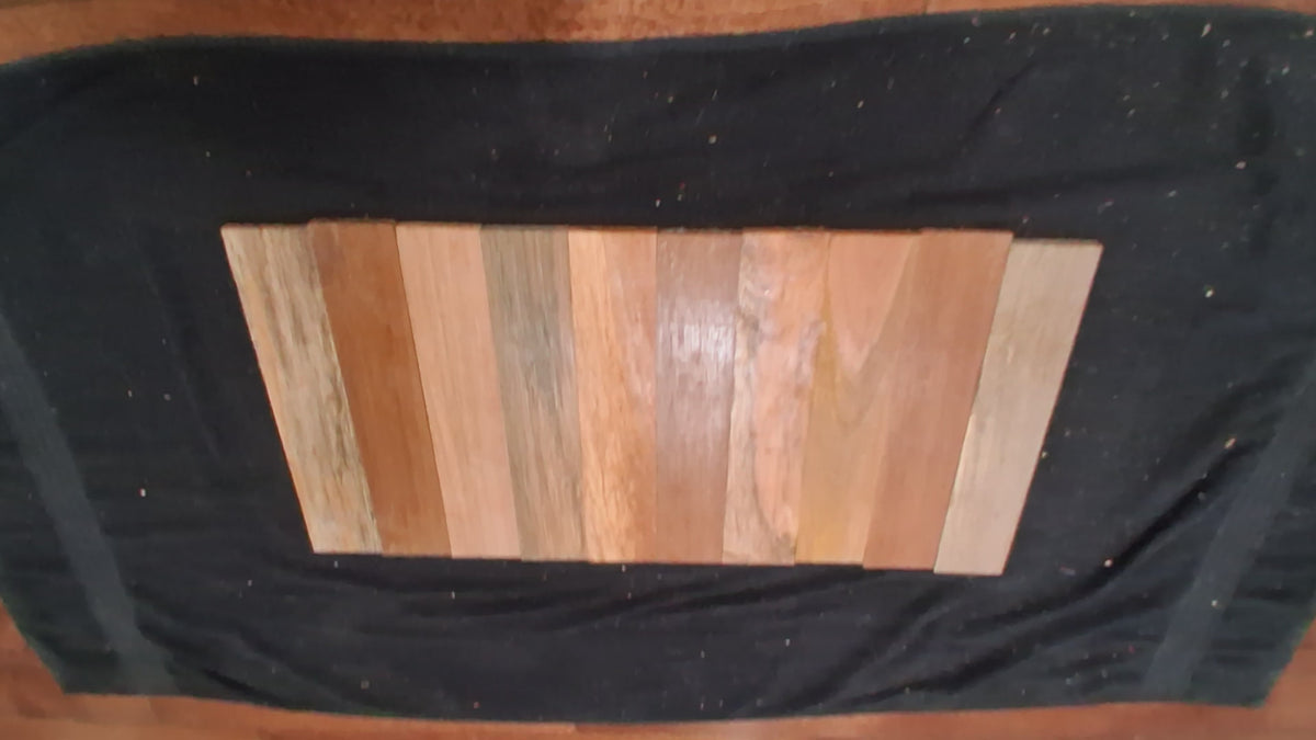 Premium Exotic Hardwood Board Pack – 10 Boards – 12" × 2¼" × 5/16" Min. – Lot C