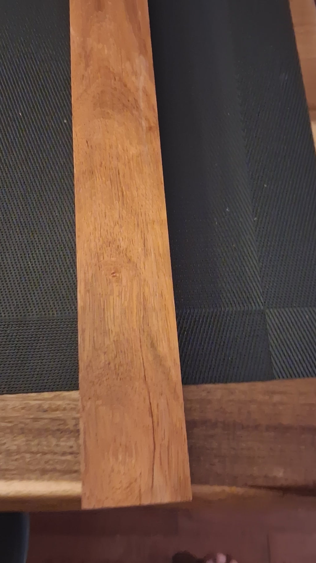 Premium Orange Balau Hardwood Blank – 34⅞" × 2¼" × 1½" – ~1.13 g/cm³ – Unique Piece
